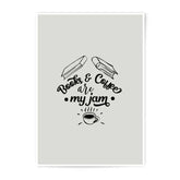 Books and Coffee Photographic Prints, My Jam Wall Art, Home Decor, Caffeine Lover Gift, Reading Lover Gift - Tawshia